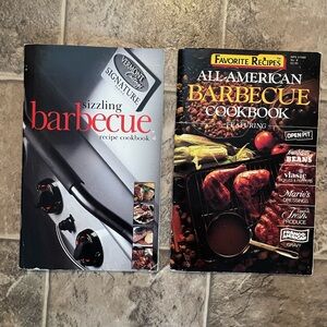 Sizzling Barbecue Recipe Cookbook - Black and Gray